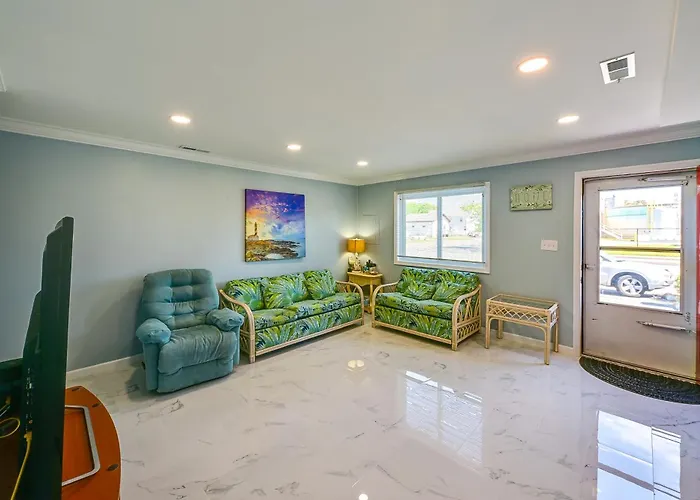 Ferienhaus Deck W/ Canal Access: Ocean Townhome *